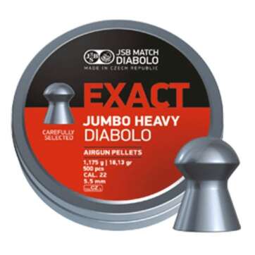 PERDIGONES JSB JUMBO HEAVY | CAL .22 | GR 18.13 | 500 PCS.