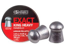 JSB KING HEAVY  33.95 GR | CAL. 25 | 300 PCS