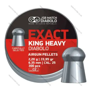 JSB KING HEAVY  33.95 GR | CAL. 25 | 300 PCS
