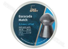 H&N BARACUDA  MATCH .22 | 200 PCS | 21.14GR