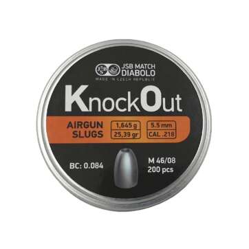 KNOCKOUT SLUGS | 25.39GR | CAL. 218 | 200 PCS.