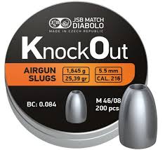 KNOCKOUT SLUGS | 25.39GR | CAL. 216 | 200 PCS.
