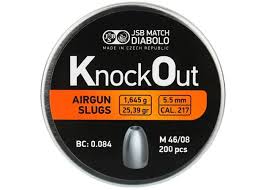 KNOCKOUT SLUGS | 25.39GR | CAL. 217 | 200 PCS.
