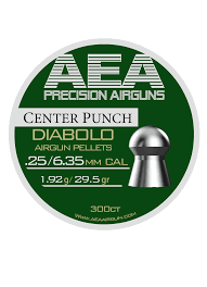 AEA CENTER PUNCH | 29.5GR | CAL. 25 | 300 PCS.